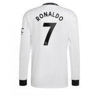 Manchester United Cristiano Ronaldo #7 Fußballbekleidung Auswärtstrikot 2022-23 Langarm